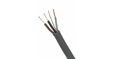 CU/PVC/PVC 6243Y Flat Three And Earth Cable　