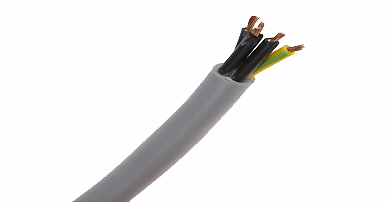 YY 1.5MM 3 Core Grey Flexible Control Cable Wire PVC Insulated 