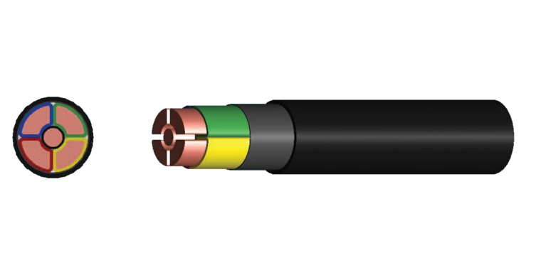 4 cores+ earth power cable (PVC insulated）