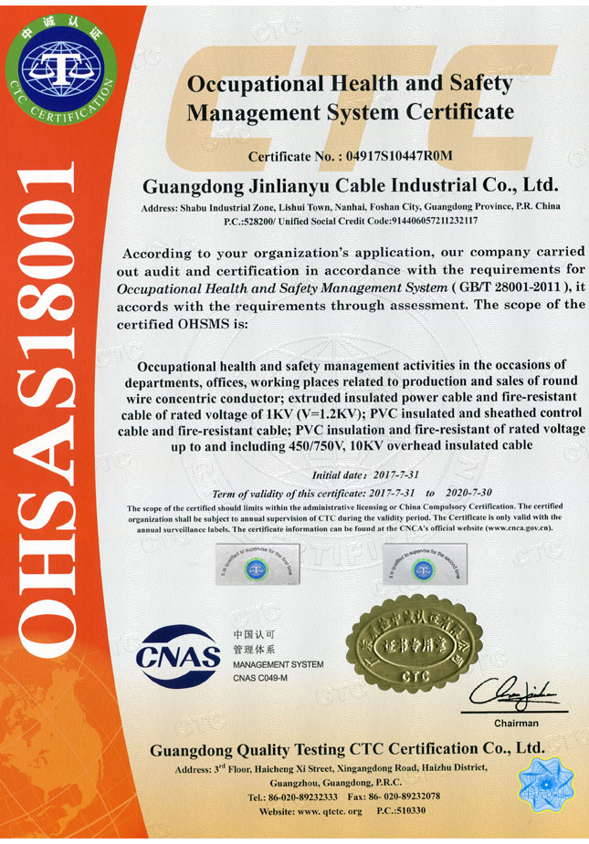 OHSAS18001